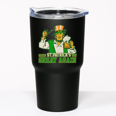 Funny Trump Make St Patrick's Day Great Again Tumbler