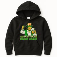 Funny Trump Make St Patrick's Day Great Again Kids Hoodie
