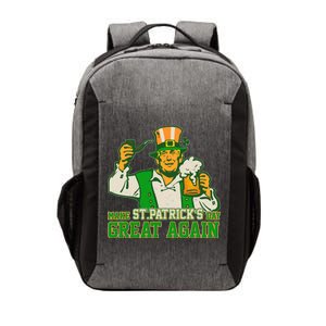 Funny Trump Make St Patrick's Day Great Again Vector Backpack