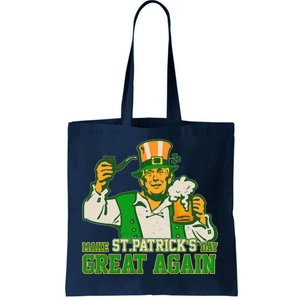 Funny Trump Make St Patrick's Day Great Again Tote Bag