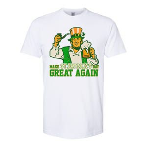 Funny Trump Make St Patrick's Day Great Again Softstyle CVC T-Shirt