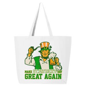 Funny Trump Make St Patrick's Day Great Again 25L Jumbo Tote