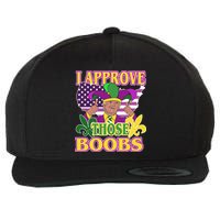 Funny Trump Mardi Gras Boobs Wool Snapback Cap