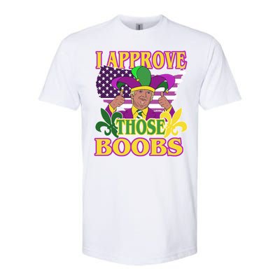 Funny Trump Mardi Gras Boobs Softstyle CVC T-Shirt