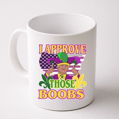 Funny Trump Mardi Gras Boobs Coffee Mug