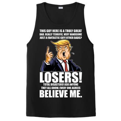 Funny Trump Really Terrific Very Handsome Father's Day PosiCharge Competitor Tank