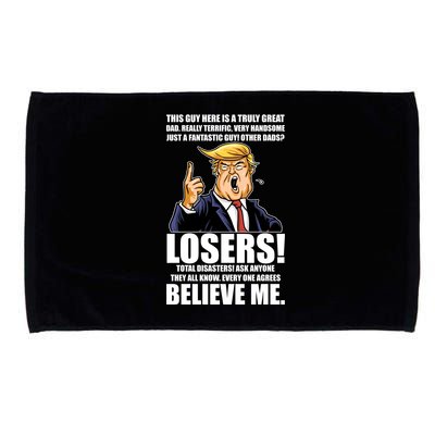 Funny Trump Really Terrific Very Handsome Father's Day Microfiber Hand Towel