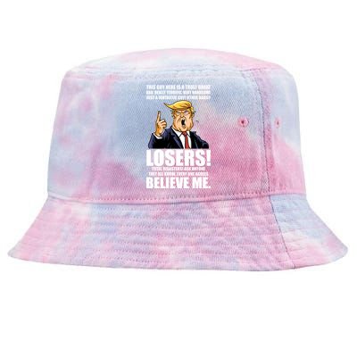 Funny Trump Really Terrific Very Handsome Father's Day Tie-Dyed Bucket Hat