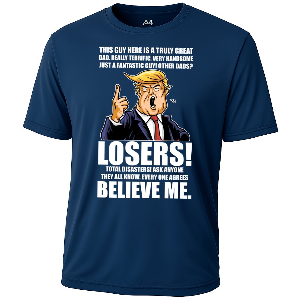 Funny Trump Really Terrific Very Handsome Father's Day Cooling Performance Crew T-Shirt