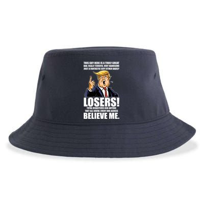 Funny Trump Really Terrific Very Handsome Father's Day Sustainable Bucket Hat