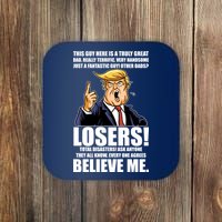 Funny Trump Really Terrific Very Handsome Father's Day Coaster