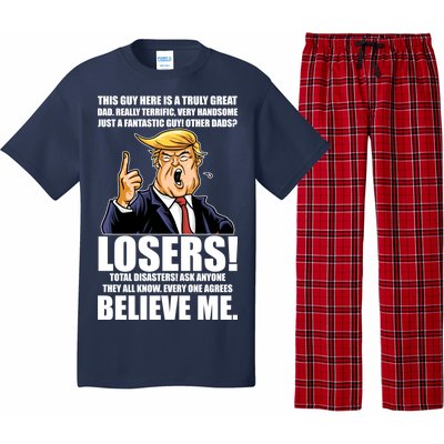 Funny Trump Really Terrific Very Handsome Father's Day Pajama Set