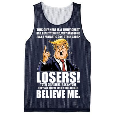 Funny Trump Really Terrific Very Handsome Father's Day Mesh Reversible Basketball Jersey Tank