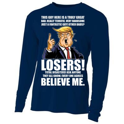 Funny Trump Really Terrific Very Handsome Father's Day Cooling Performance Long Sleeve Crew