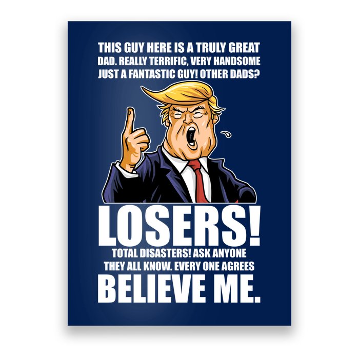 Funny Trump Really Terrific Very Handsome Father's Day Poster