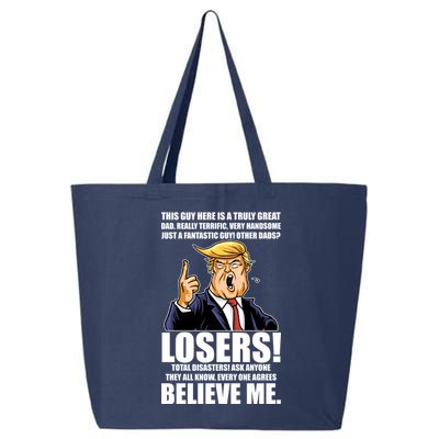 Funny Trump Really Terrific Very Handsome Father's Day 25L Jumbo Tote