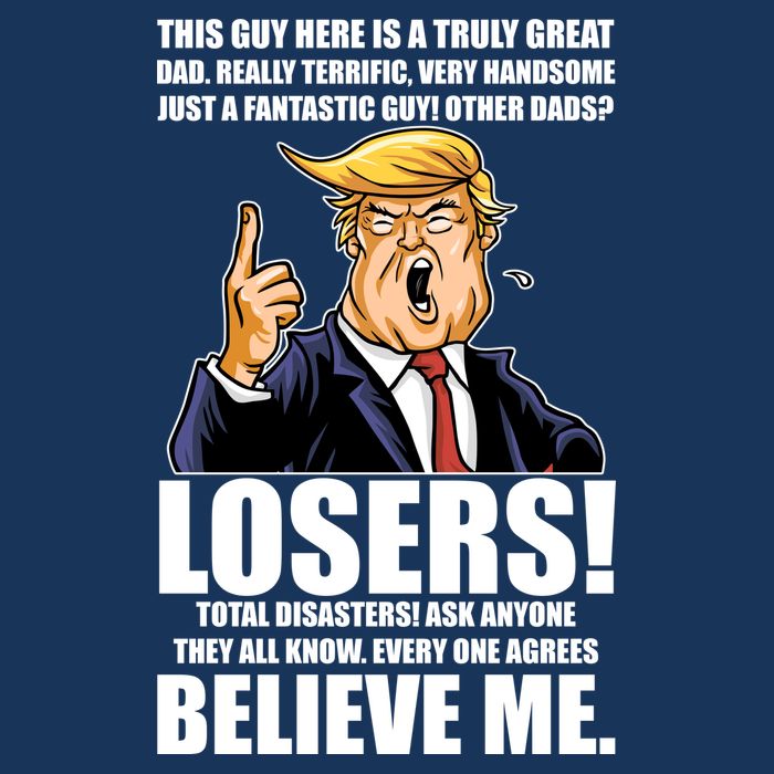 Funny Trump Really Terrific Very Handsome Father's Day Womens Tank Top