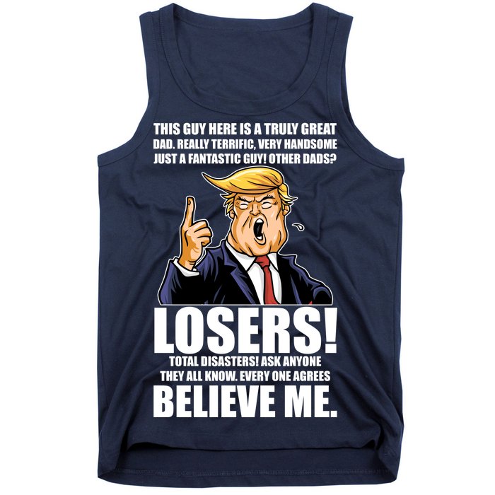 Funny Trump Really Terrific Very Handsome Father's Day Tank Top