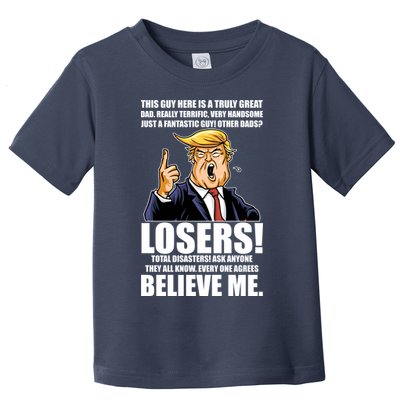Funny Trump Really Terrific Very Handsome Father's Day Toddler T-Shirt