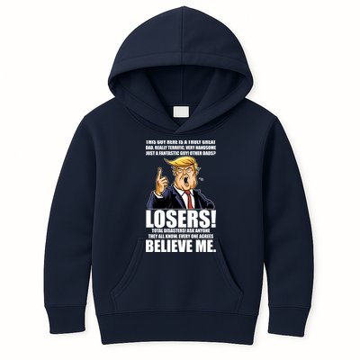 Funny Trump Really Terrific Very Handsome Father's Day Kids Hoodie