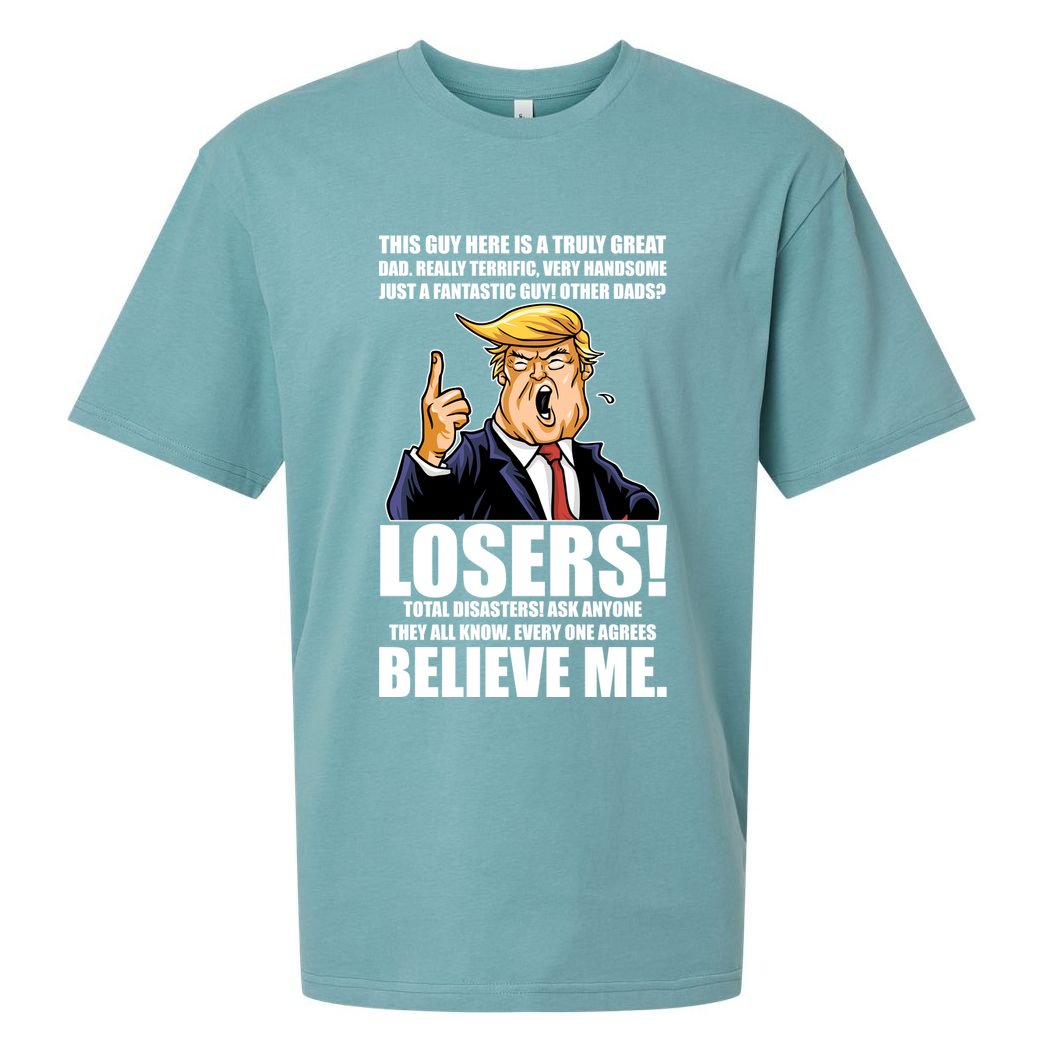 Funny Trump Really Terrific Very Handsome Father's Day Sueded Cloud Jersey T-Shirt