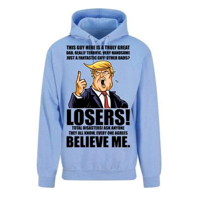 Funny Trump Really Terrific Very Handsome Father's Day Unisex Surf Hoodie