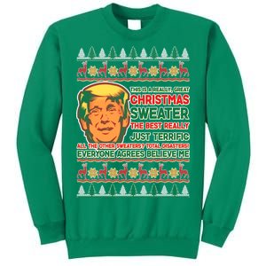 Funny Trump Ugly Christmas Sweater Sweatshirt