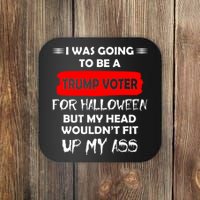 Funny Trump Voter Halloween Costume Coaster