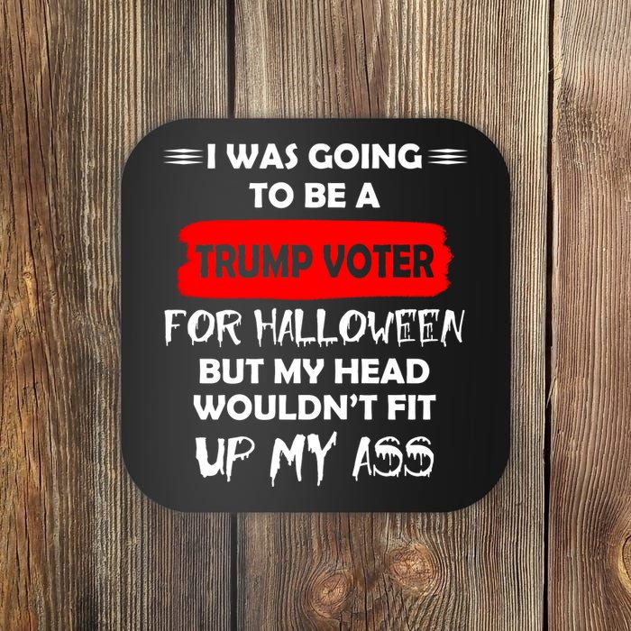 Funny Trump Voter Halloween Costume Coaster