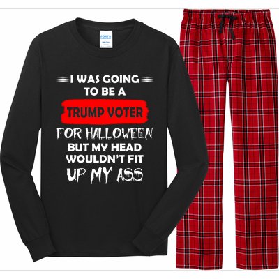 Funny Trump Voter Halloween Costume Long Sleeve Pajama Set