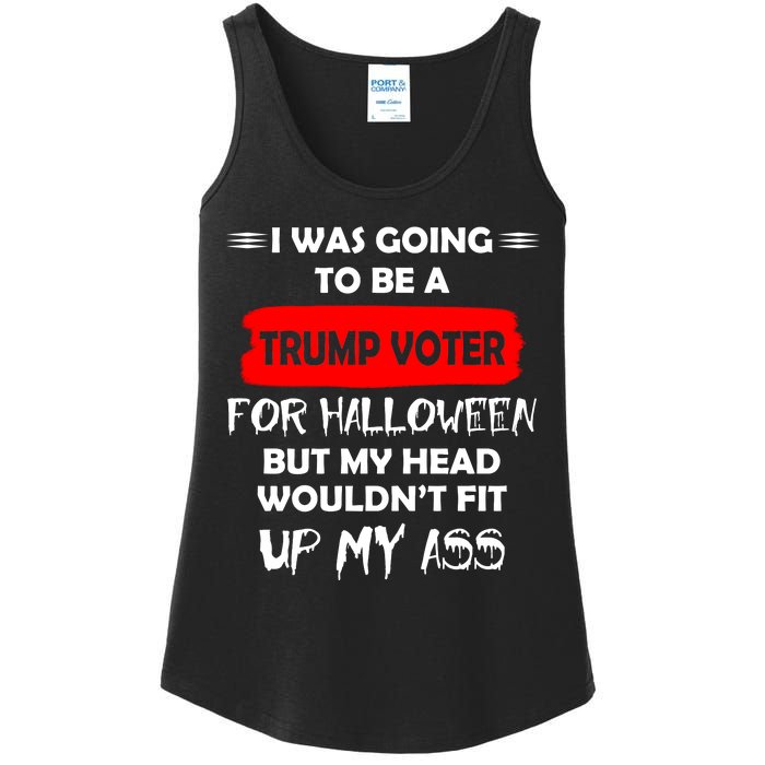 Funny Trump Voter Halloween Costume Ladies Essential Tank