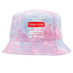 Funny Trump Voter Halloween Costume Tie-Dyed Bucket Hat