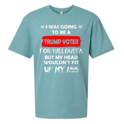 Funny Trump Voter Halloween Costume Sueded Cloud Jersey T-Shirt