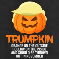 Funny Trumpkin Thrown Out In November Cool Comfort Performance Bucket Hat
