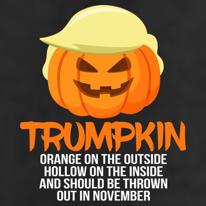Funny Trumpkin Thrown Out In November Cool Comfort Performance Bucket Hat