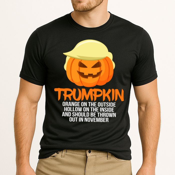 Funny Trumpkin Thrown Out In November Cooling Performance Crew T-Shirt