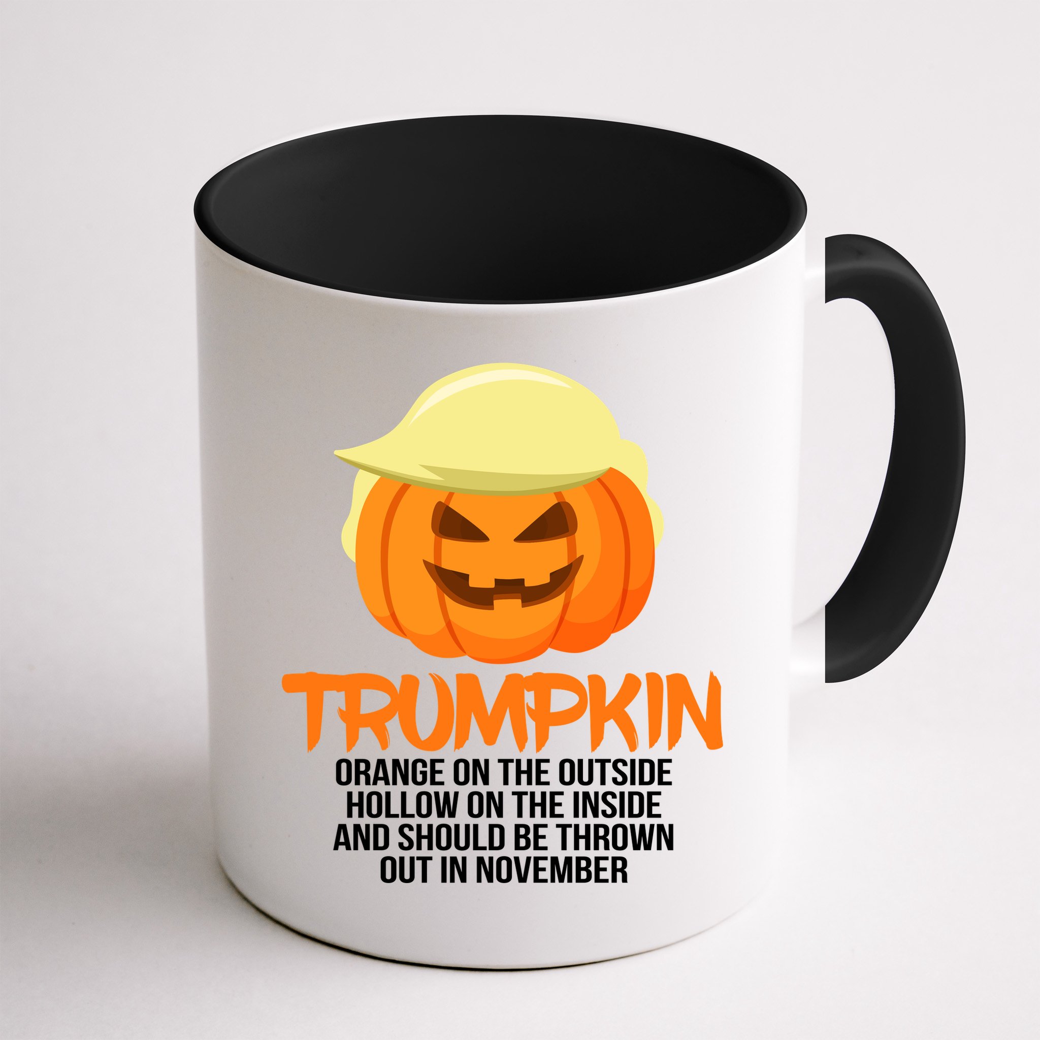 Funny Trumpkin Thrown Out In November Mug