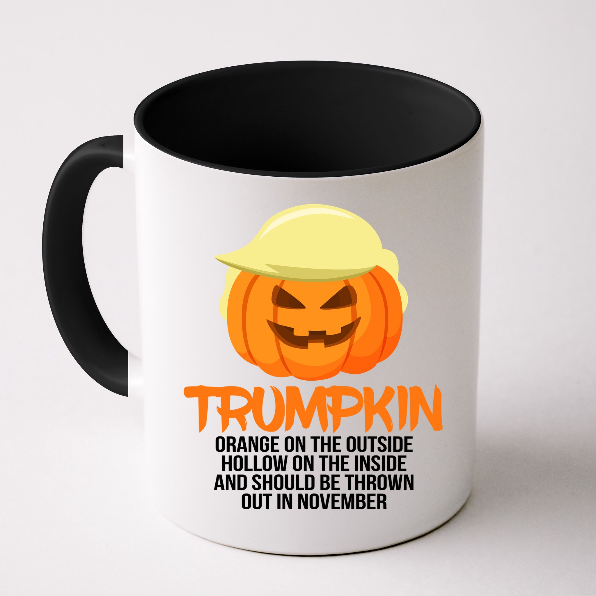 Funny Trumpkin Thrown Out In November Mug