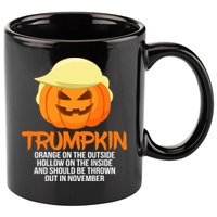 Funny Trumpkin Thrown Out In November 11oz C Handle Ceramic Mug