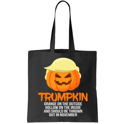 Funny Trumpkin Thrown Out In November Bag