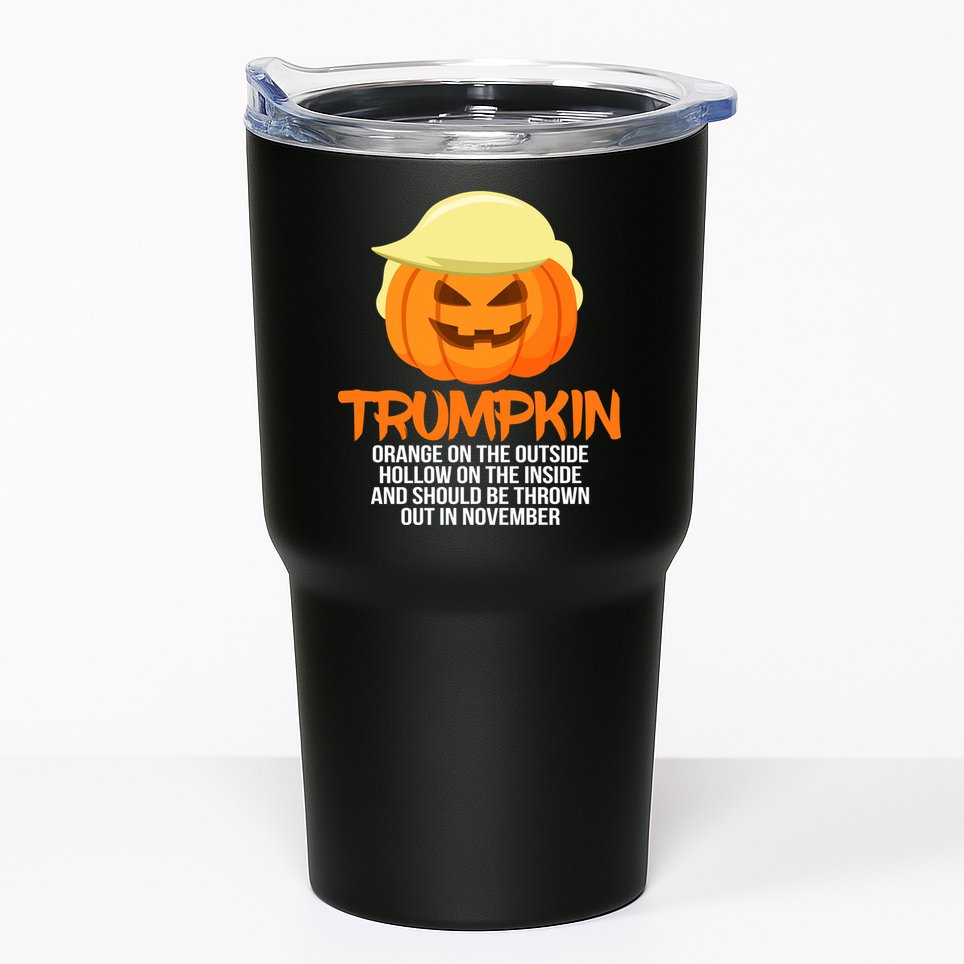 Funny Trumpkin Thrown Out In November Tumbler