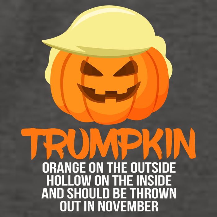 Funny Trumpkin Thrown Out In November Vector Backpack