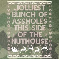 Funny Ugly Christmas Sweater Jolliest Bunch of Asshole Nuthouse Legacy Tie Dye Trucker Hat