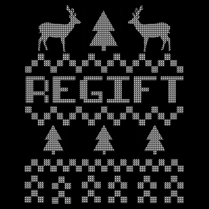 Funny Ugly Christmas Sweater Regift Cooling Performance Crew T-Shirt