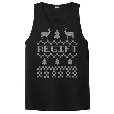 Funny Ugly Christmas Sweater Regift PosiCharge Competitor Tank