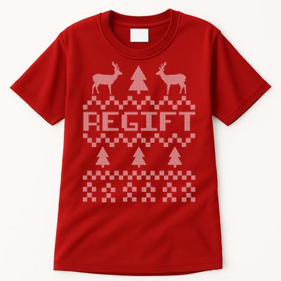 Funny Ugly Christmas Sweater Regift Tall T-Shirt