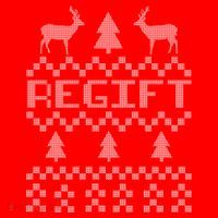 Funny Ugly Christmas Sweater Regift Flatbill Hat