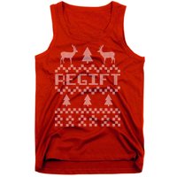 Funny Ugly Christmas Sweater Regift Tank Top