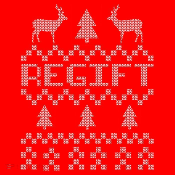 Funny Ugly Christmas Sweater Regift Visor