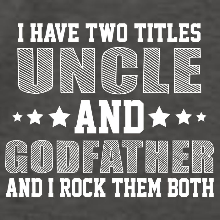 Funny Uncle And Godfather I Rock Them Both Vector Backpack